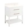 Coupon 🔥 Signature Hardware Robertson 30 in. Floor Mount Vanity in White 😍 -Signature Hardware Shop Query 5874
