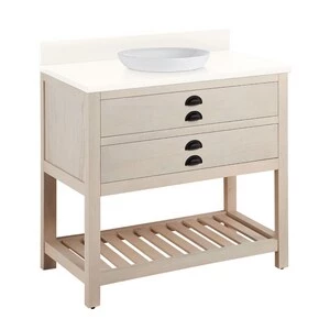 Cheap β¨ Signature Hardware Ansel 36 in. Floor Mount Vanity in Whitewash Pine π 3 Cheap β¨ Signature Hardware Ansel 36 in. Floor Mount Vanity in Whitewash Pine π