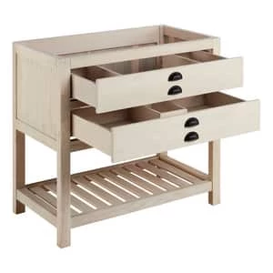 Cheap β¨ Signature Hardware Ansel 36 in. Floor Mount Vanity in Whitewash Pine π 8 Cheap β¨ Signature Hardware Ansel 36 in. Floor Mount Vanity in Whitewash Pine π - Image 6