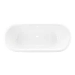Discount 🎉 Signature Hardware Scarlett 72 x 31-1/2 in. Freestanding Bathtub with Rear Center Drain in White 💯 -Signature Hardware Shop Query 592