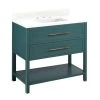 Promo 🌟 Signature Hardware Robertson 36 in. Floor Mount Vanity in Everglade Green 🥰
