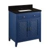 Best deal 🔥 Signature Hardware Thorton 30 in. Floor Mount Vanity in Bright Navy Blue 😍 -Signature Hardware Shop Query 6038