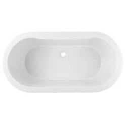 New 🔥 Signature Hardware Boone 51-1/4 x 25-3/4 in. Freestanding Bathtub with Rear Center Drain in White ⌛ -Signature Hardware Shop Query 626
