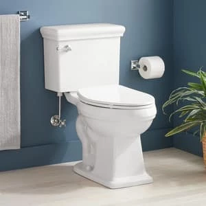Coupon π Signature Hardware Key West Elongated ADA Floor Mount Toilet Bowl with Seat in White π 7 Coupon π Signature Hardware Key West Elongated ADA Floor Mount Toilet Bowl with Seat in White π - Image 5