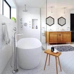 Buy 🔥 Signature Hardware Cooper Two Handle Widespread Bathroom Sink Faucet in Chrome ⌛ -Signature Hardware Shop Query 634