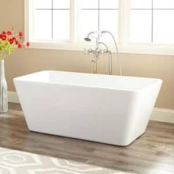 Best Pirce π Signature Hardware Baxter 53-1/4 x 25-1/4 in. Freestanding Bathtub with Center Drain in White π₯ 12 Best Pirce π Signature Hardware Baxter 53-1/4 x 25-1/4 in. Freestanding Bathtub with Center Drain in White π₯ -Signature Hardware Shop Query 641