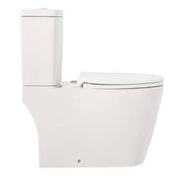 New 💯 Signature Hardware Grayvik 1.28 gpf Elongated Two Piece Toilet in White 😉 -Signature Hardware Shop Query 664