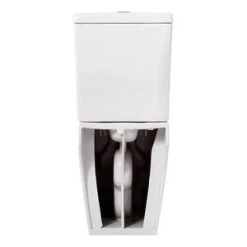 New 💯 Signature Hardware Grayvik 1.28 gpf Elongated Two Piece Toilet in White 😉 -Signature Hardware Shop Query 665