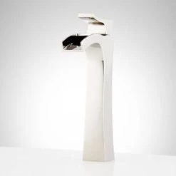 Cheapest 🎉 Signature Hardware Vilamonte Single Handle Monoblock Bathroom Sink Faucet in Polished Nickel 🤩 -Signature Hardware Shop Query 695