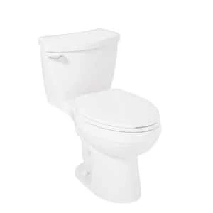 Cheapest π Signature Hardware Bradenton 1.28 gpf Elongated One Piece ADA Compliant Toilet with Seat in White π 4 Cheapest π Signature Hardware Bradenton 1.28 gpf Elongated One Piece ADA Compliant Toilet with Seat in White π - Image 2