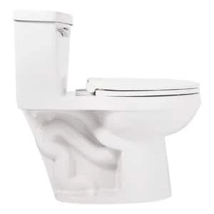 Cheapest π Signature Hardware Bradenton 1.28 gpf Elongated One Piece ADA Compliant Toilet with Seat in White π 5 Cheapest π Signature Hardware Bradenton 1.28 gpf Elongated One Piece ADA Compliant Toilet with Seat in White π - Image 3
