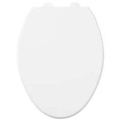 New ⌛ Signature Hardware Contemporary Easy Clean Elongated Closed Front Toilet Seat in White 💯 -Signature Hardware Shop Query 757