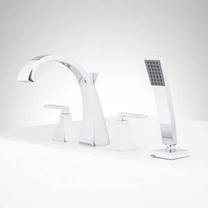 Best deal π₯ Signature Hardware Vilamonte Two Handle Roman Tub Faucet in Chrome (Trim Only) β€οΈ 4 Best deal π₯ Signature Hardware Vilamonte Two Handle Roman Tub Faucet in Chrome (Trim Only) β€οΈ - Image 2