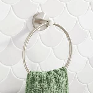Cheapest π― Signature Hardware Edenton Round Closed Towel Ring in Brushed Nickel π€© 5 Cheapest π― Signature Hardware Edenton Round Closed Towel Ring in Brushed Nickel π€© - Image 3