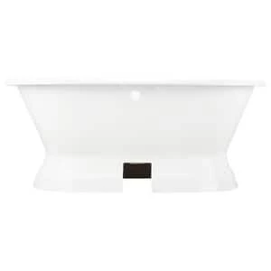 Deals π Signature Hardware Henley 66 x 31 in. Freestanding Bathtub with Off-Centered Rear Drain in White β€οΈ 5 Deals π Signature Hardware Henley 66 x 31 in. Freestanding Bathtub with Off-Centered Rear Drain in White β€οΈ - Image 3