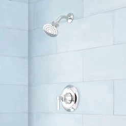 Best Pirce 🥰 Signature Hardware Pendleton 1.8 gpm Shower Faucet Trim with Single Lever Handle in Polished Chrome 👏