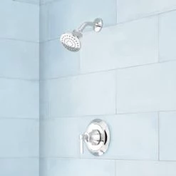 Best Pirce 🥰 Signature Hardware Pendleton 1.8 gpm Shower Faucet Trim with Single Lever Handle in Polished Chrome 👏 -Signature Hardware Shop Query 843