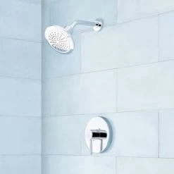 Promo 🔔 Signature Hardware Edenton 1.75 gpm Shower Faucet Trim Only with Single Lever Handle in Polished Chrome 🎁