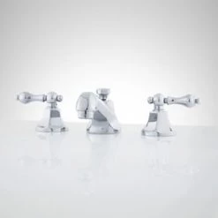 Best Sale 🔥 Signature Hardware New York Two Handle Widespread Bathroom Sink Faucet in Chrome ⌛