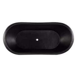 Brand new ✔️ Signature Hardware Raye 71 x 33-3/4 in. Freestanding Bathtub with Center Drain in Antique Black 🔥 -Signature Hardware Shop Query 902