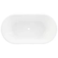 Outlet 👏 Signature Hardware Eden 67 x 32 in. Freestanding Bathtub with Center Drain in Black 😀 -Signature Hardware Shop Query 917