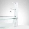 Best Pirce 🥰 Signature Hardware Edenton Single Handle Vessel Filler Bathroom Sink Faucet in Polished Chrome 😀