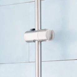 Deals ❤️ Signature Hardware Custom Showering 32-19/25 in. Shower Rail in Polished Nickel ❤️ -Signature Hardware Shop Query 938