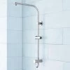 Promo 🤩 Signature Hardware Custom Showering 32-19/25 in. Shower Rail in Brushed Nickel ✔️