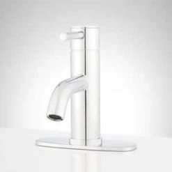 Outlet 😉 Signature Hardware Edenton Single Handle Centerset Bathroom Sink Faucet with Pop-Up Drain Assembly in Polished Chrome 💯 -Signature Hardware Shop Query 952