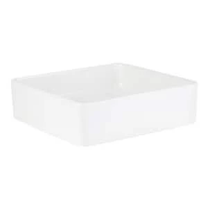 Wholesale 😀 Signature Hardware Hibiscus™ 16 in. Rectangular Fireclay Vessel Bathroom Sink in White 💯 6 Wholesale 😀 Signature Hardware Hibiscus™ 16 in. Rectangular Fireclay Vessel Bathroom Sink in White 💯 - Image 4