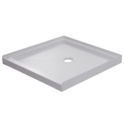 Outlet 😀 Signature Hardware 36 in. Square Shower Base in White 🎉