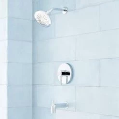 Wholesale 🔥 Signature Hardware Edenton Single Handle Single Function Bathtub & Shower Faucet in Chrome (Trim Only) 🤩 -Signature Hardware Shop Query 993